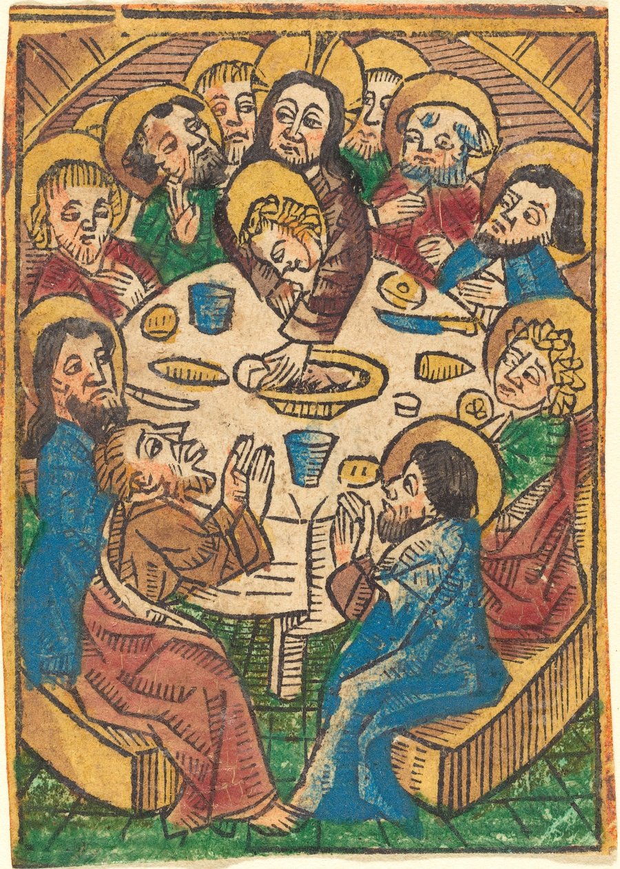 sidste nadver, ca. 1490. af Unbekannt