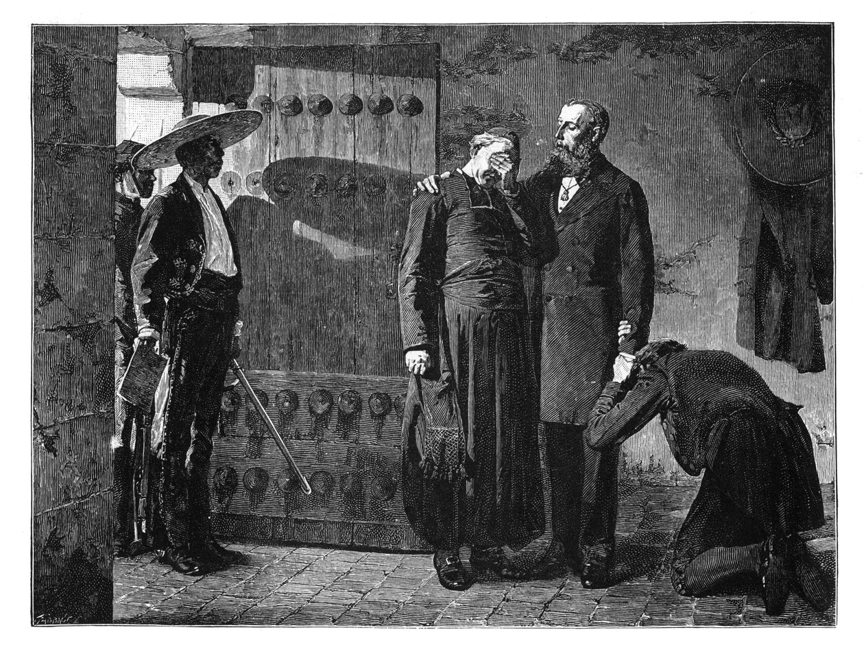 Kejser Maximilians sidste øjeblikke, 1867, slutningen af det 19. århundrede af Unbekannt