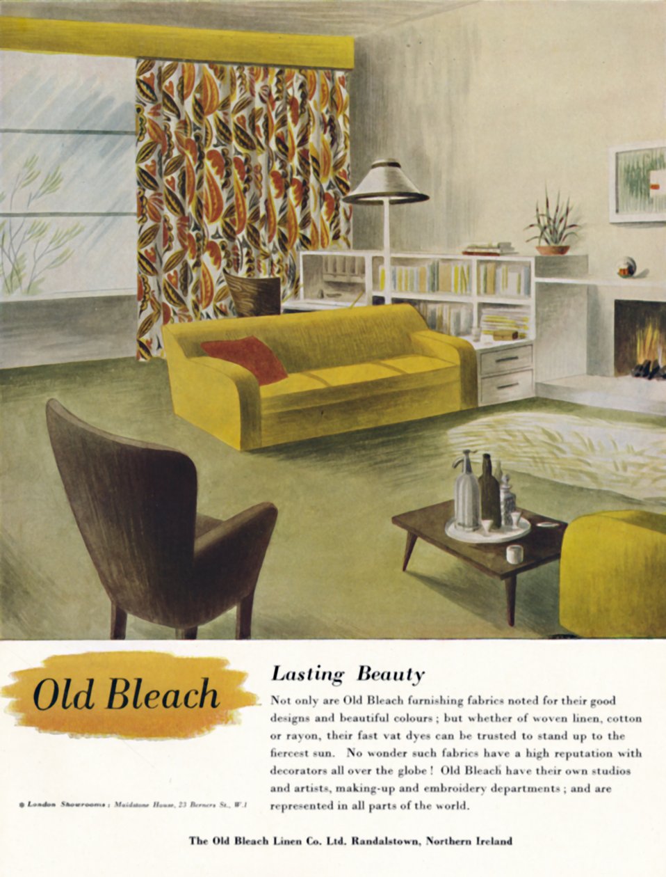 Lasting Beauty - Old Bleach Linen Co. annonce, c1945 af Unbekannt