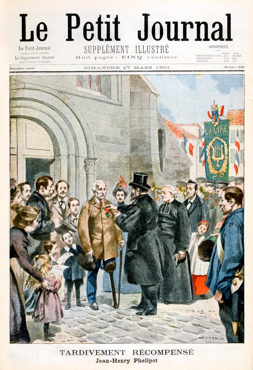 Sen belønning til Jean-Henry Phelipot, 1901 af Unbekannt