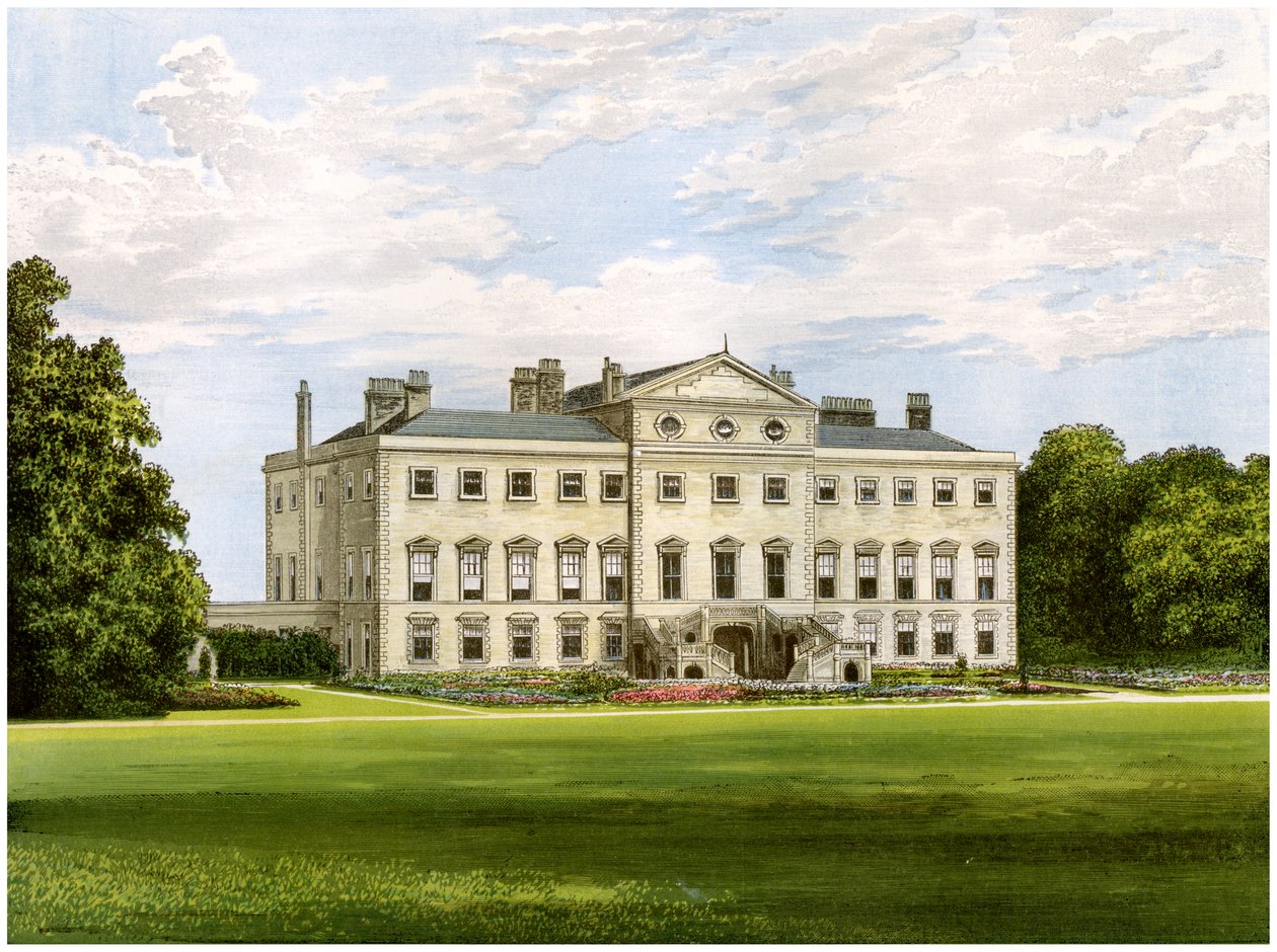 Lathom House, Lancashire, hjemsted for Lord Skelmersdale, c1880 af Unbekannt