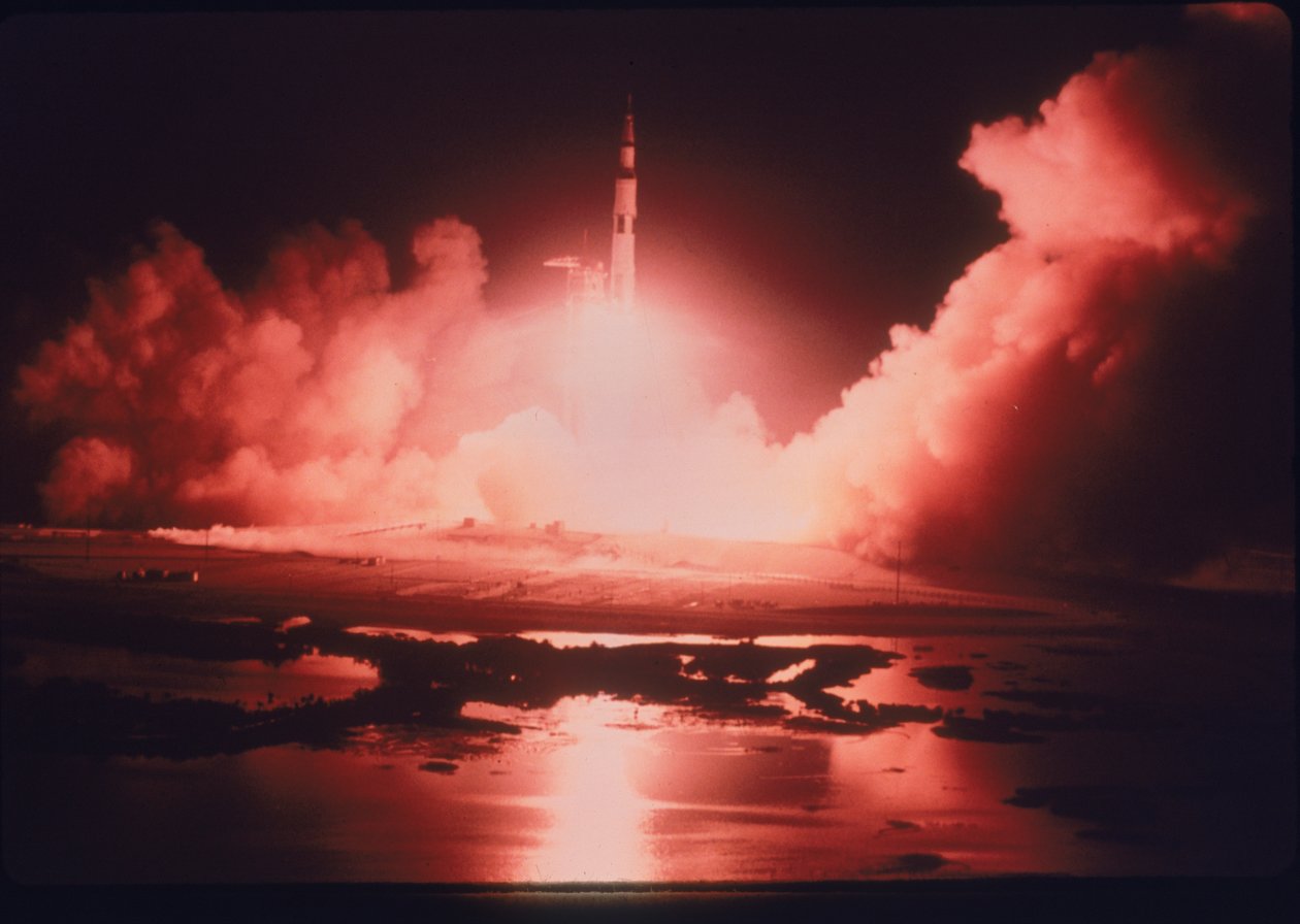 Lancering af Apollo 17-missionen, 1972 af Unbekannt