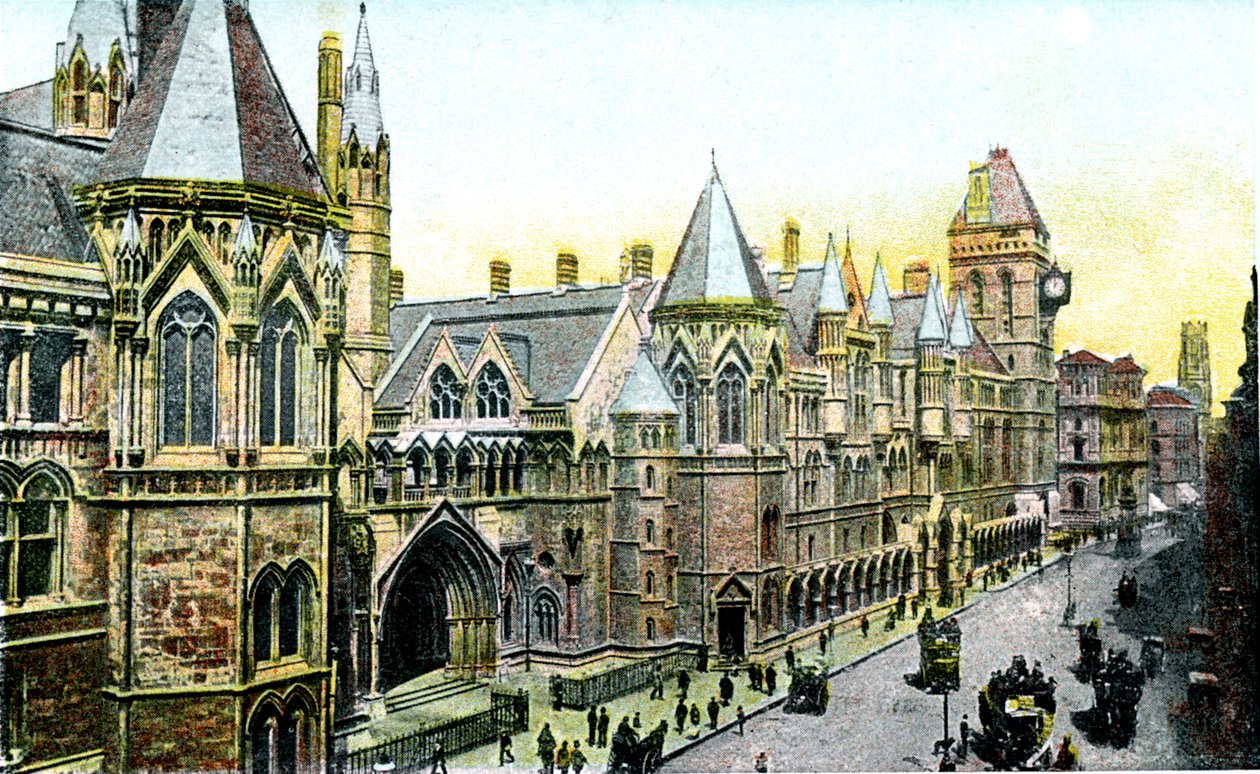Law Courts, London, det 20. århundrede af Unbekannt
