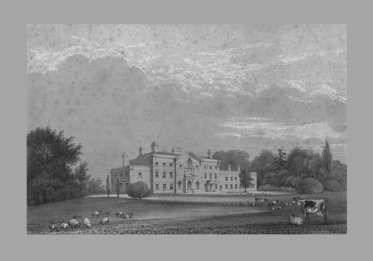 Lawton Hall, c1847. af Unbekannt