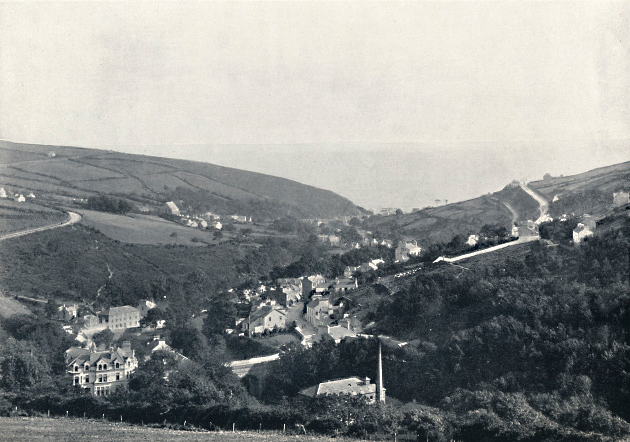 Laxey - Generelt syn, 1895 af Unbekannt