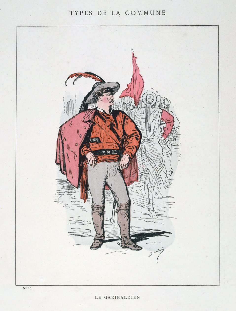 The Garibaldian, Paris Kommune, 1871. af Unbekannt