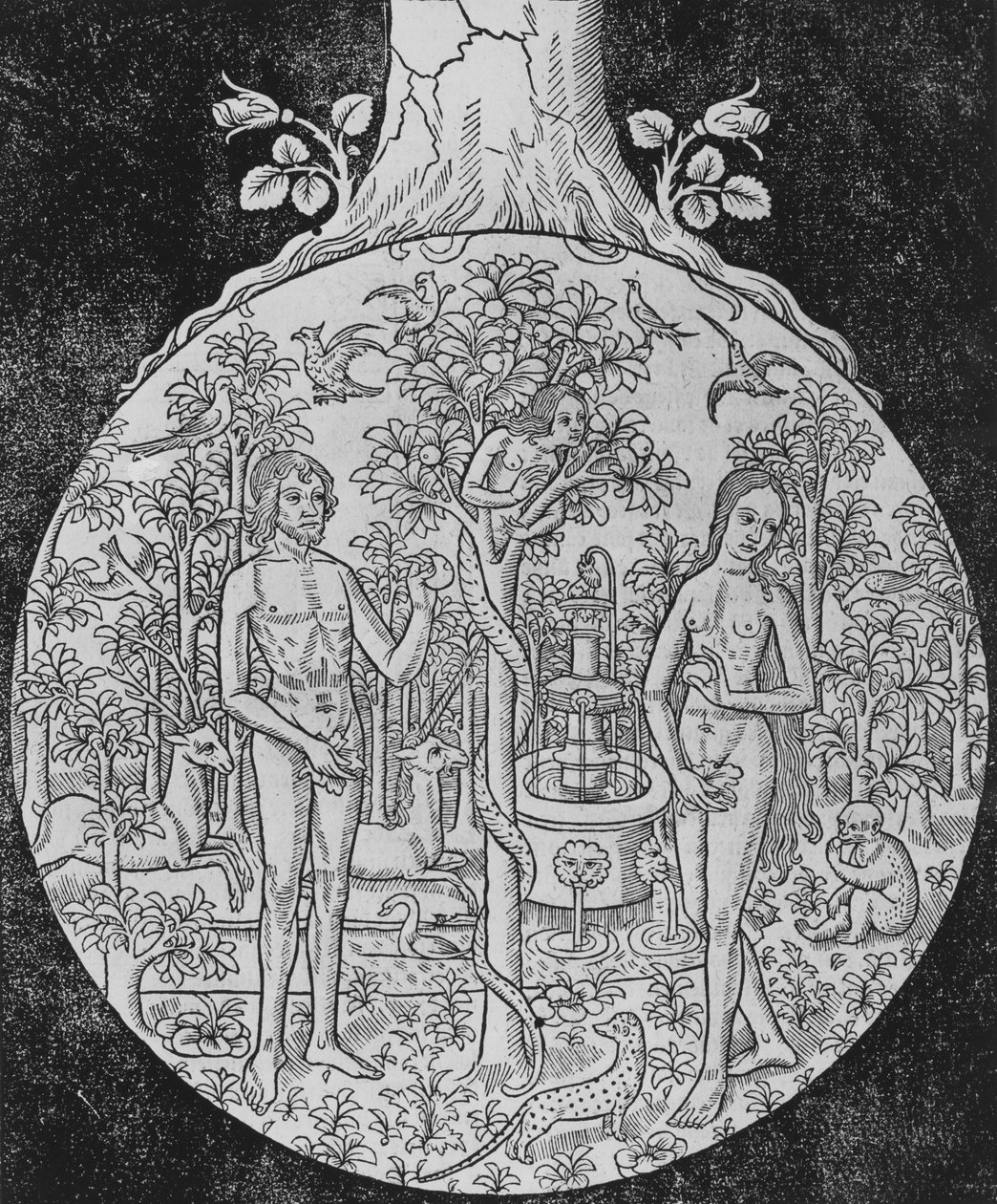 Første bind af den historiske og nytrykte franske bibel, ca. 1501. af Unbekannt