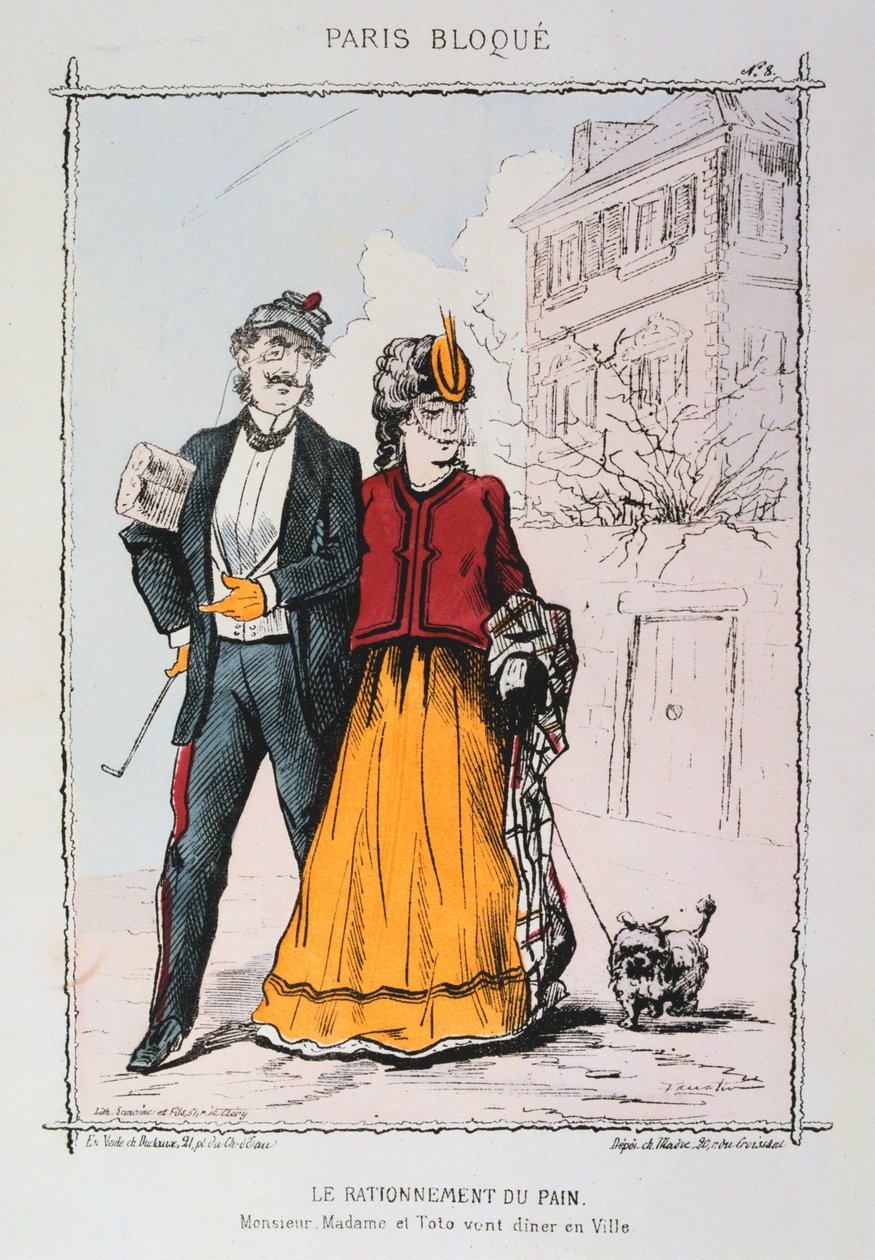 Brødrationering, 1870-1871 af Unbekannt