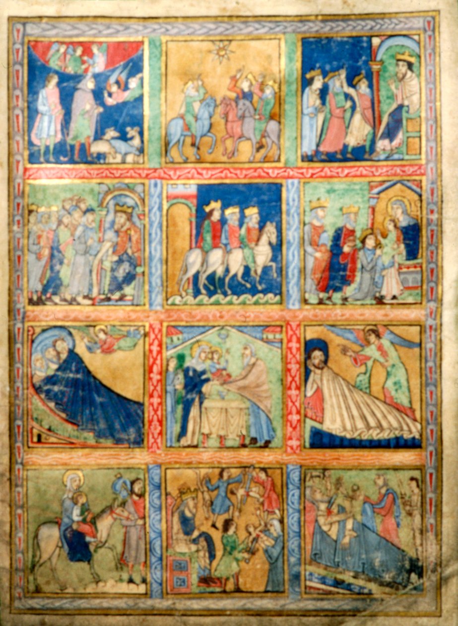 Leaf for a Psalter, Canterbury Christ Church, c1155-1160 af Unbekannt