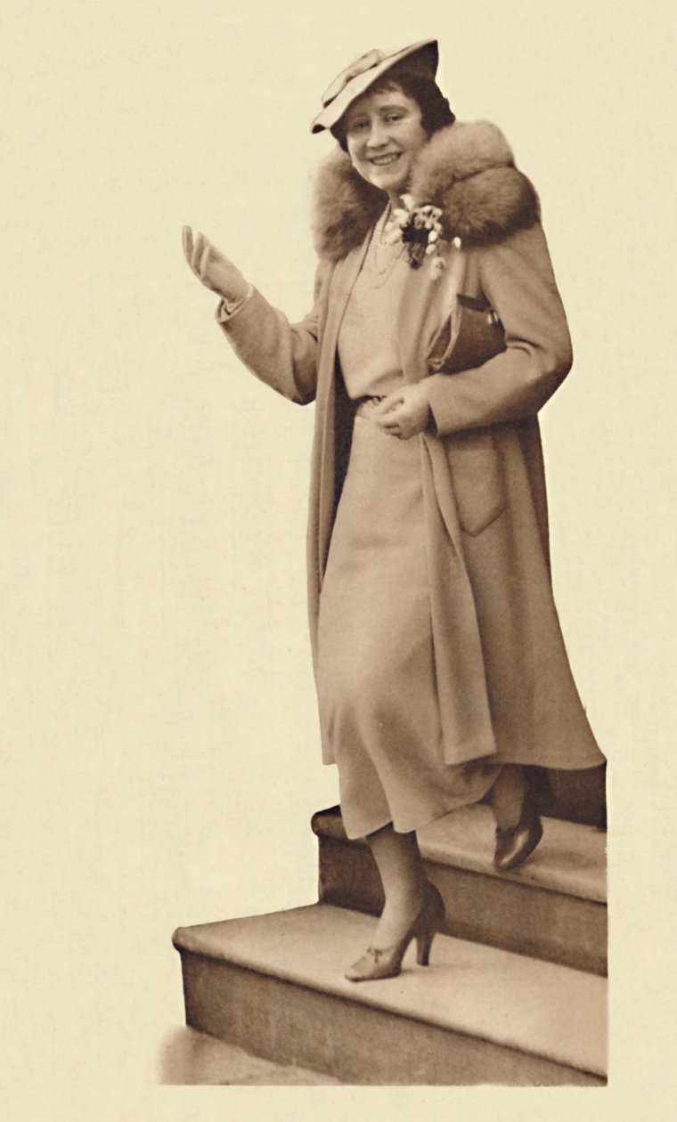 Forlader nr. 3 Belgrave Square, til dåb af prinsesse Alexandra 9. februar 1937 af Unbekannt