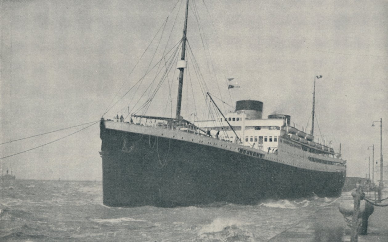 Forlader landingsstadiet i Liverpool, 1936 af Unbekannt