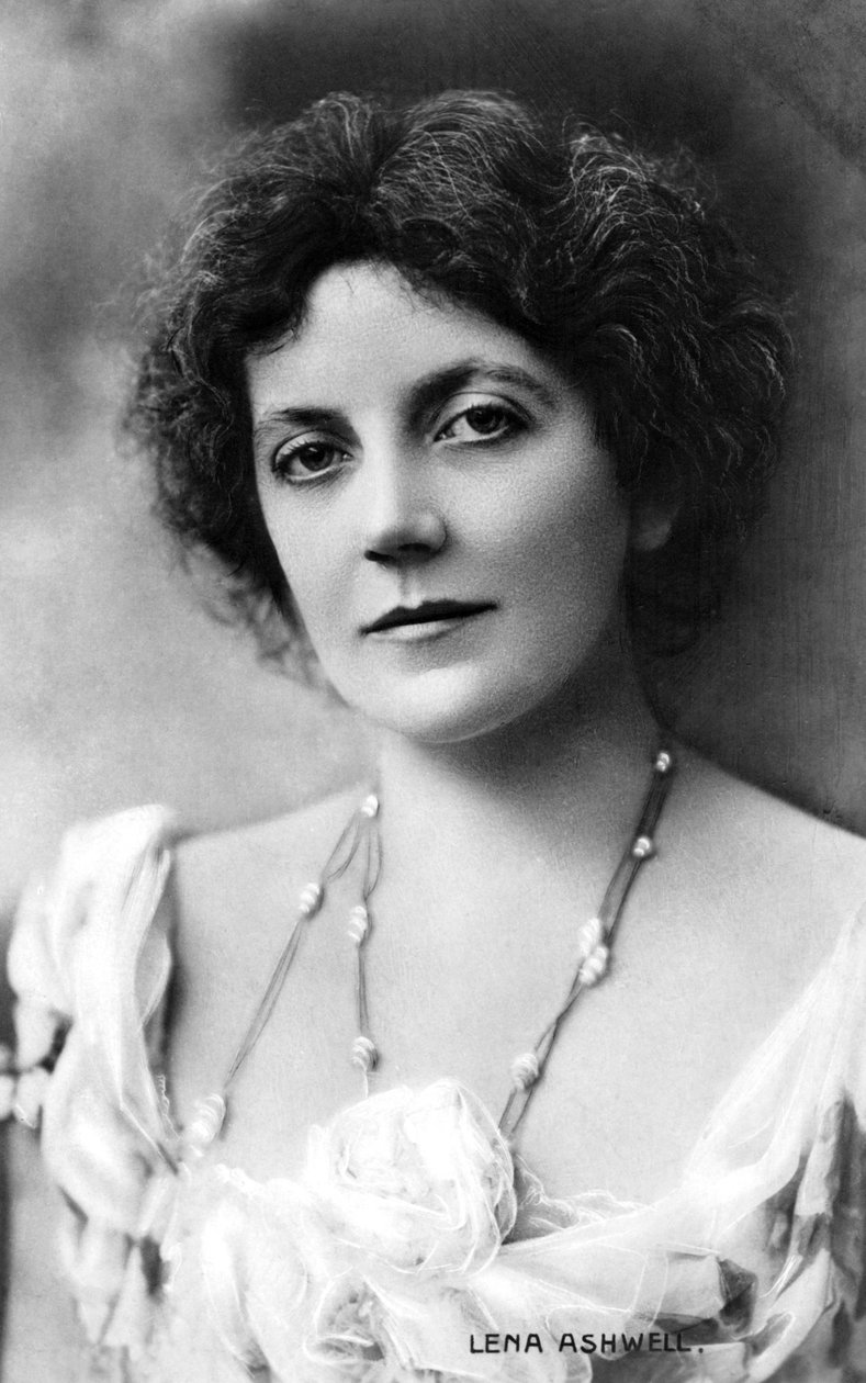Lena Ashwell 1862-1957, britisk skuespillerinde, begyndelsen af det 20. århundrede af Unbekannt