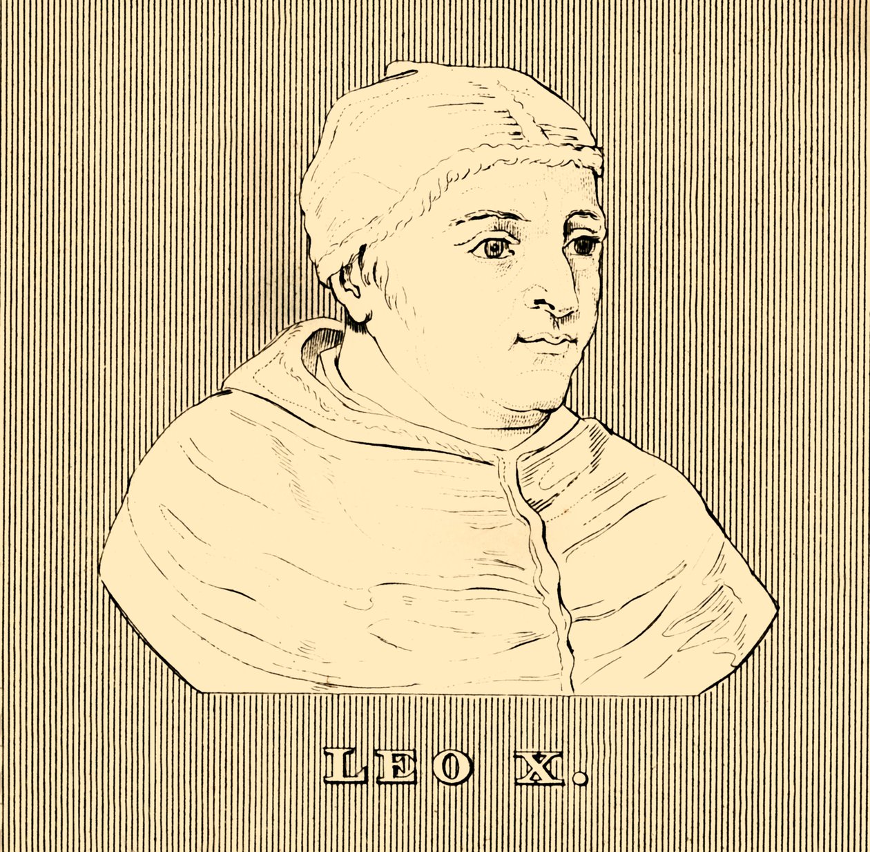 Leo X, 1475-1521, 1830. af Unbekannt
