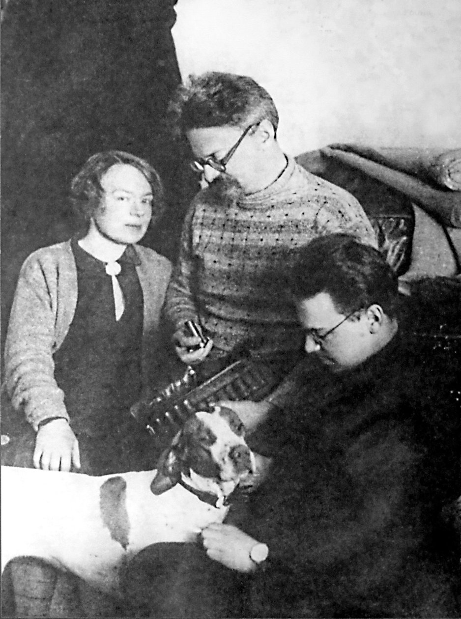 Leon Trotsky og hans familie, Alma Ata, USSR, 1928 af Unbekannt