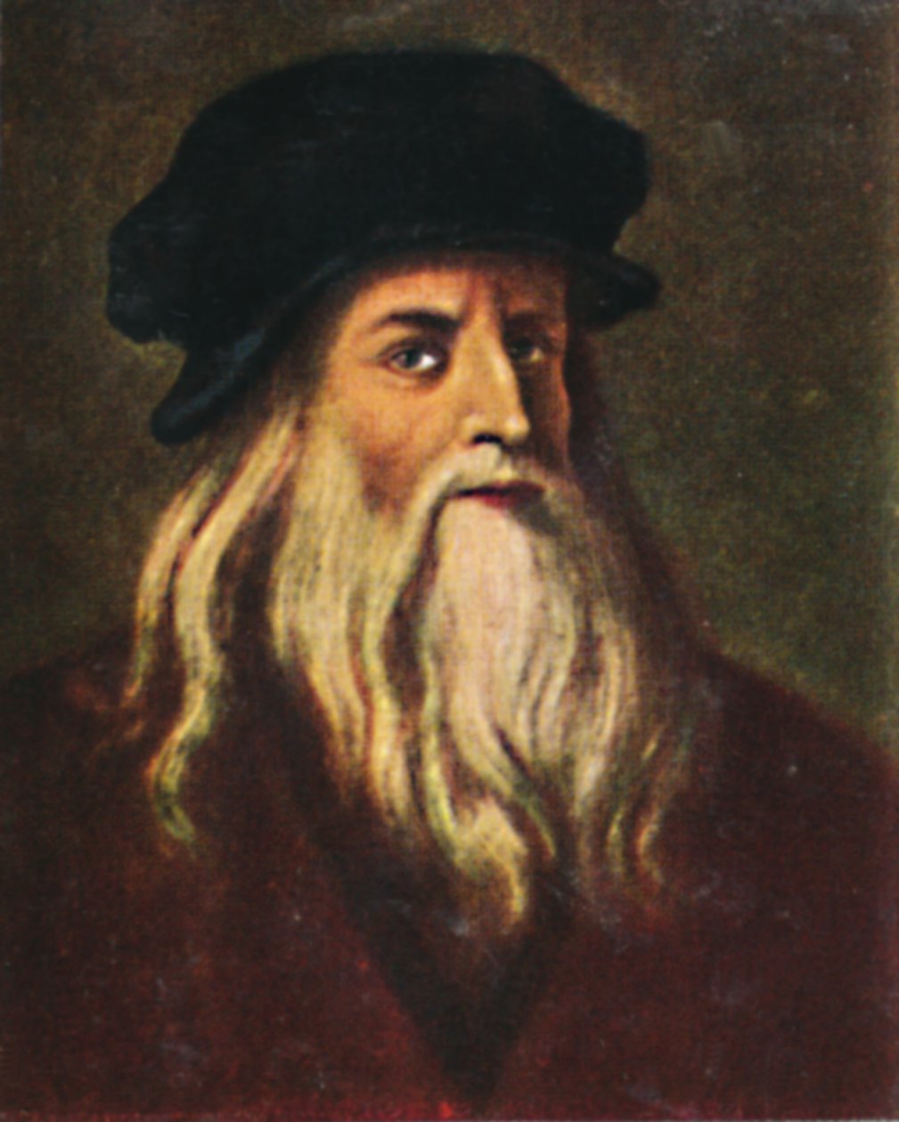 Leonardo da Vinci 1452-1519. - Selvportræt, 1934. af Unbekannt