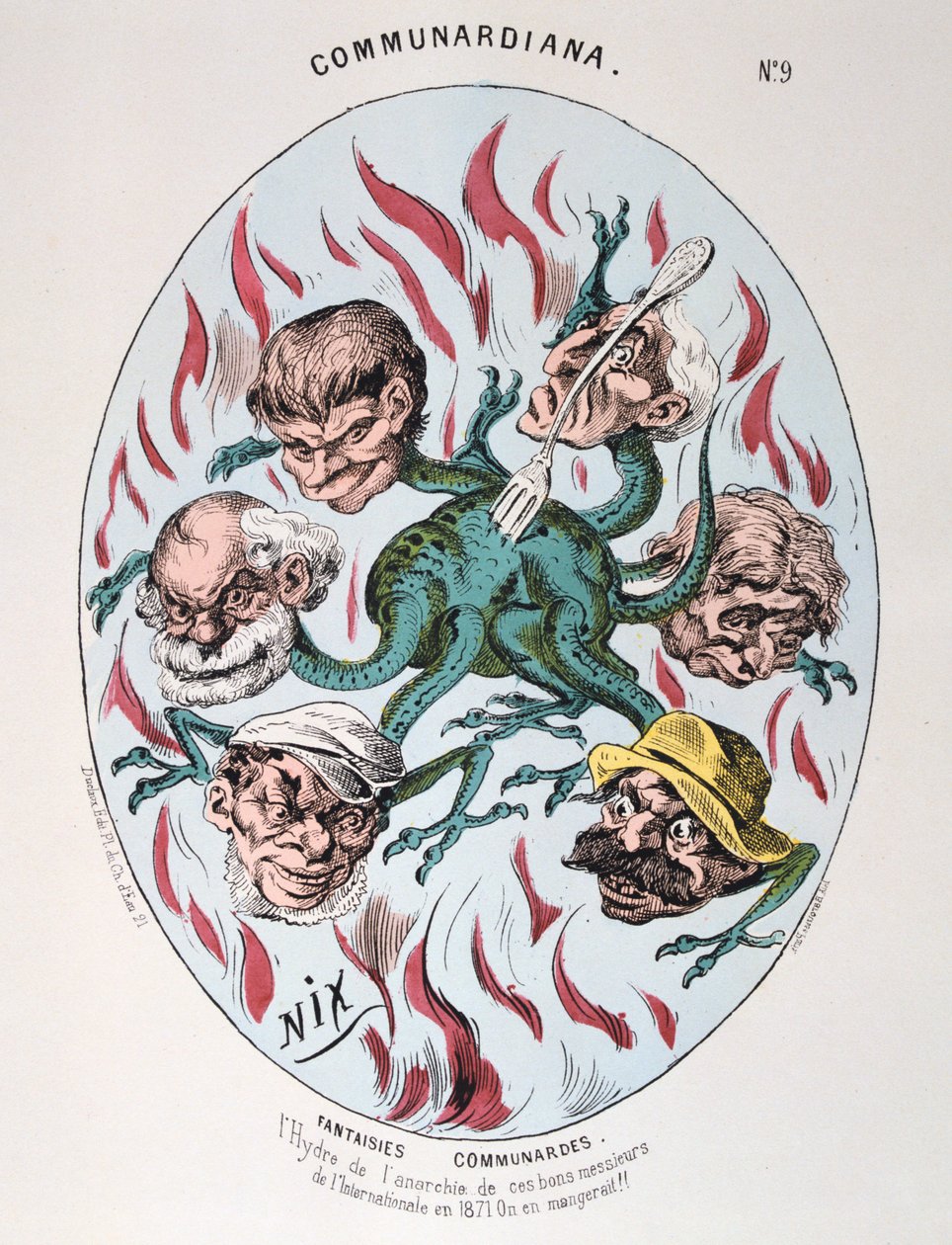 Kommunens smukke dage, 1871 af Unbekannt