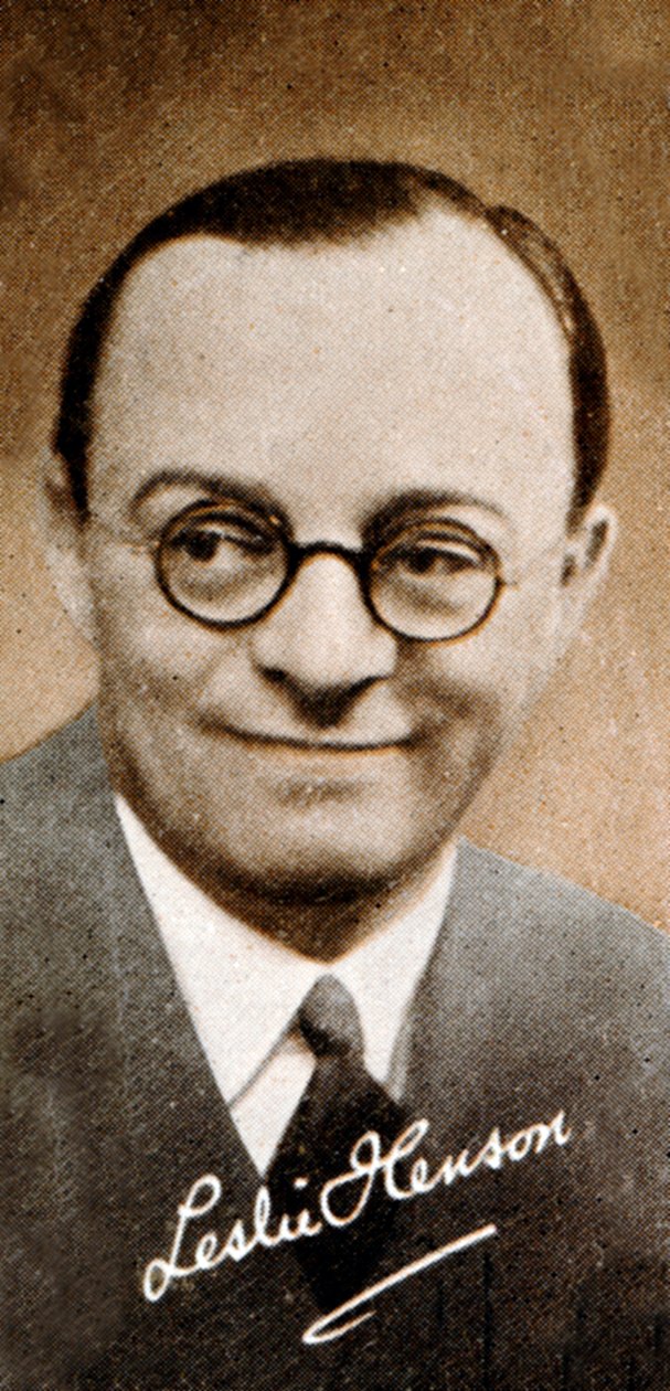 Leslie Lincoln Henson 1891-1957, engelsk komiker, skuespiller, producer og instruktør, 1935 af Unbekannt