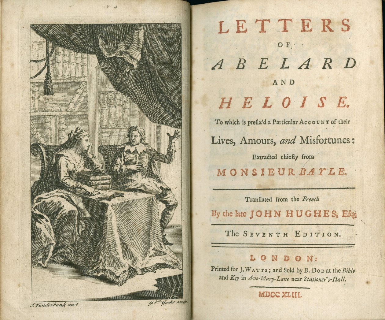 Abelards og Heloises breve, 1743 af Unbekannt
