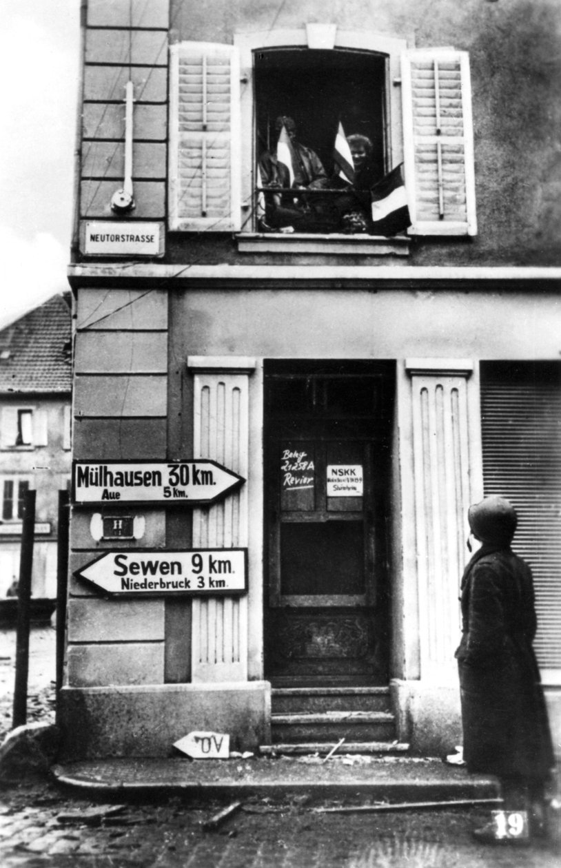 Befrielse af Alsace-Lorraine, 1944-1945 af Unbekannt