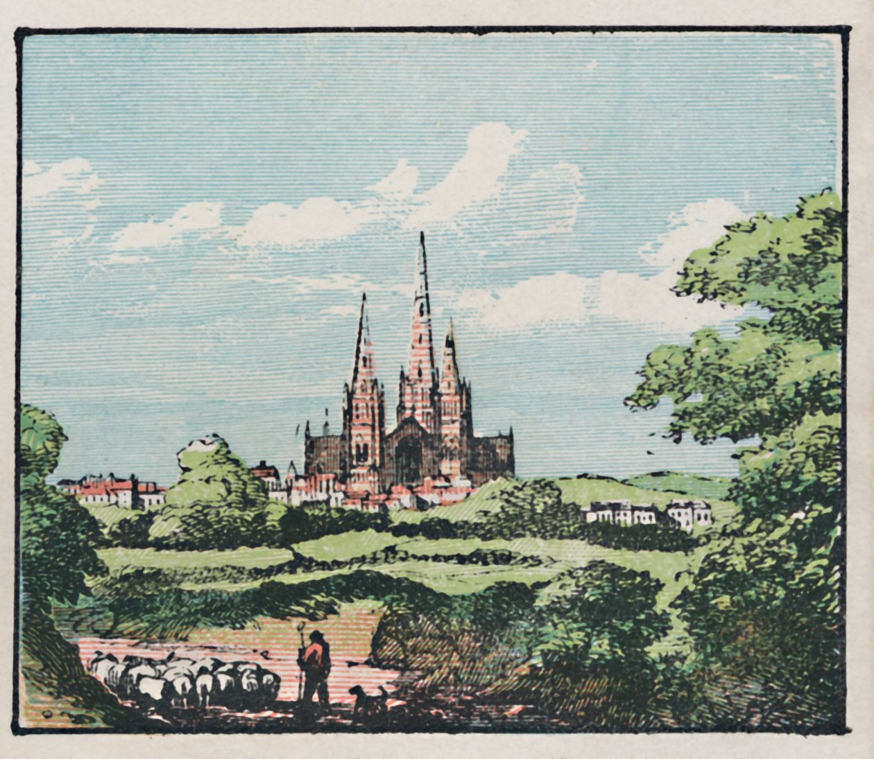 Lichfield, c1910. af Unbekannt