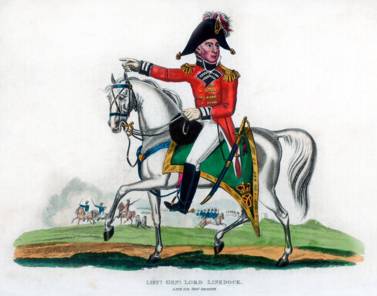 Generalløjtnant Lord Linedock, 1816 af Unbekannt