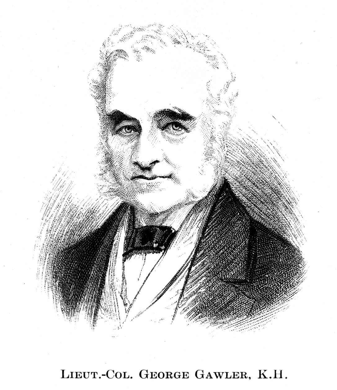 Oberstløjtnant George Gawler, 1886 af Unbekannt