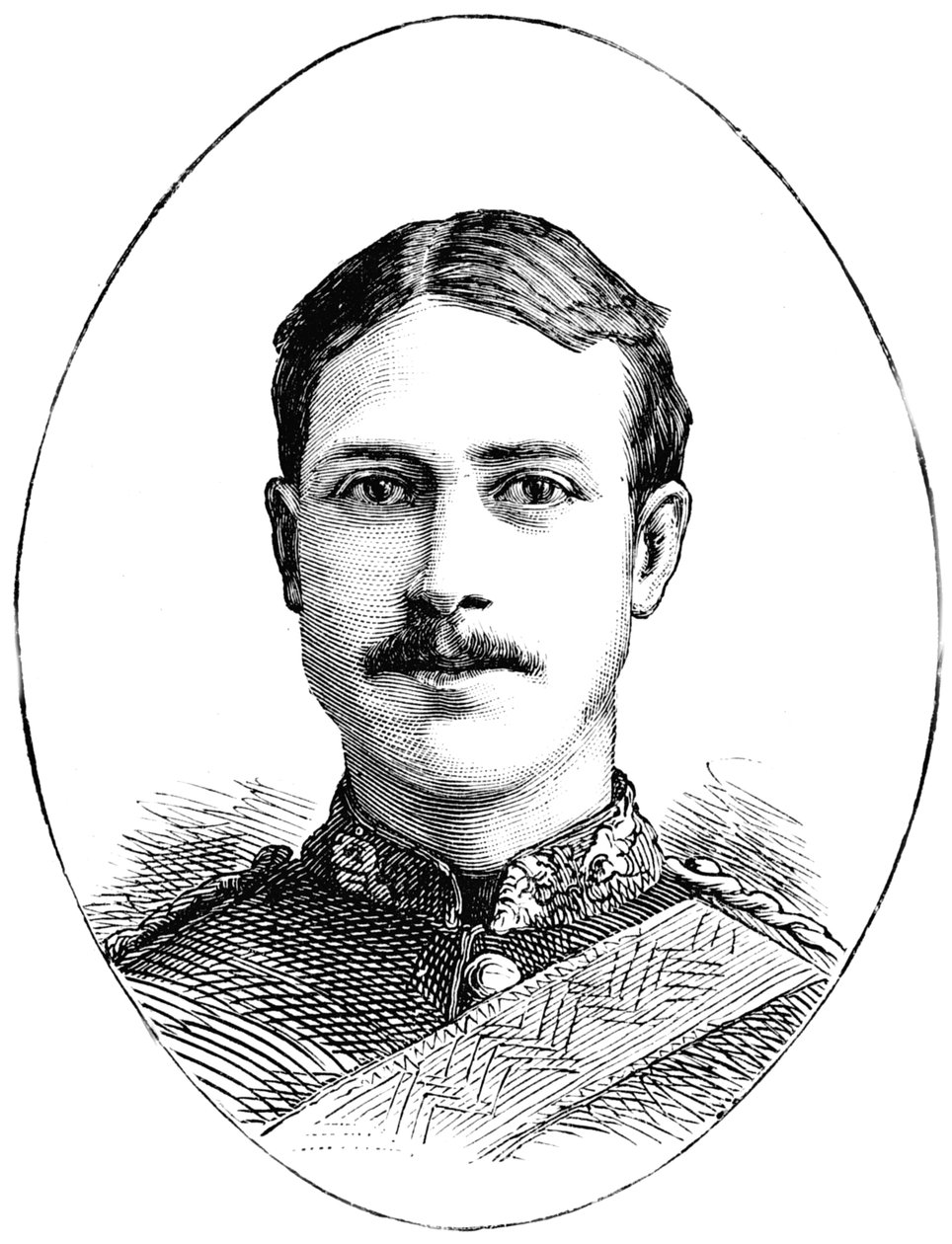 Løjtnant Henry Gribble, 3rd Dragoon Guards, c1882 af Unbekannt