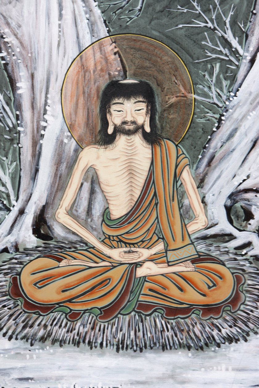 Life of Buddha Den unge asket praktiserede ekstrem selvdød i seks år i håbet om at opdage Sandheden, Seoul, Coree du Sud af Unbekannt