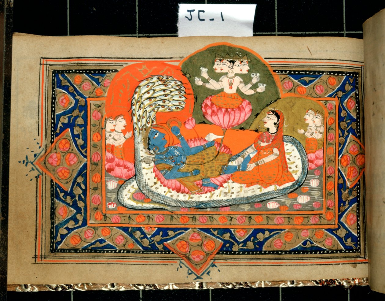 Krishnas liv, c18. - 19. århundrede af Unbekannt