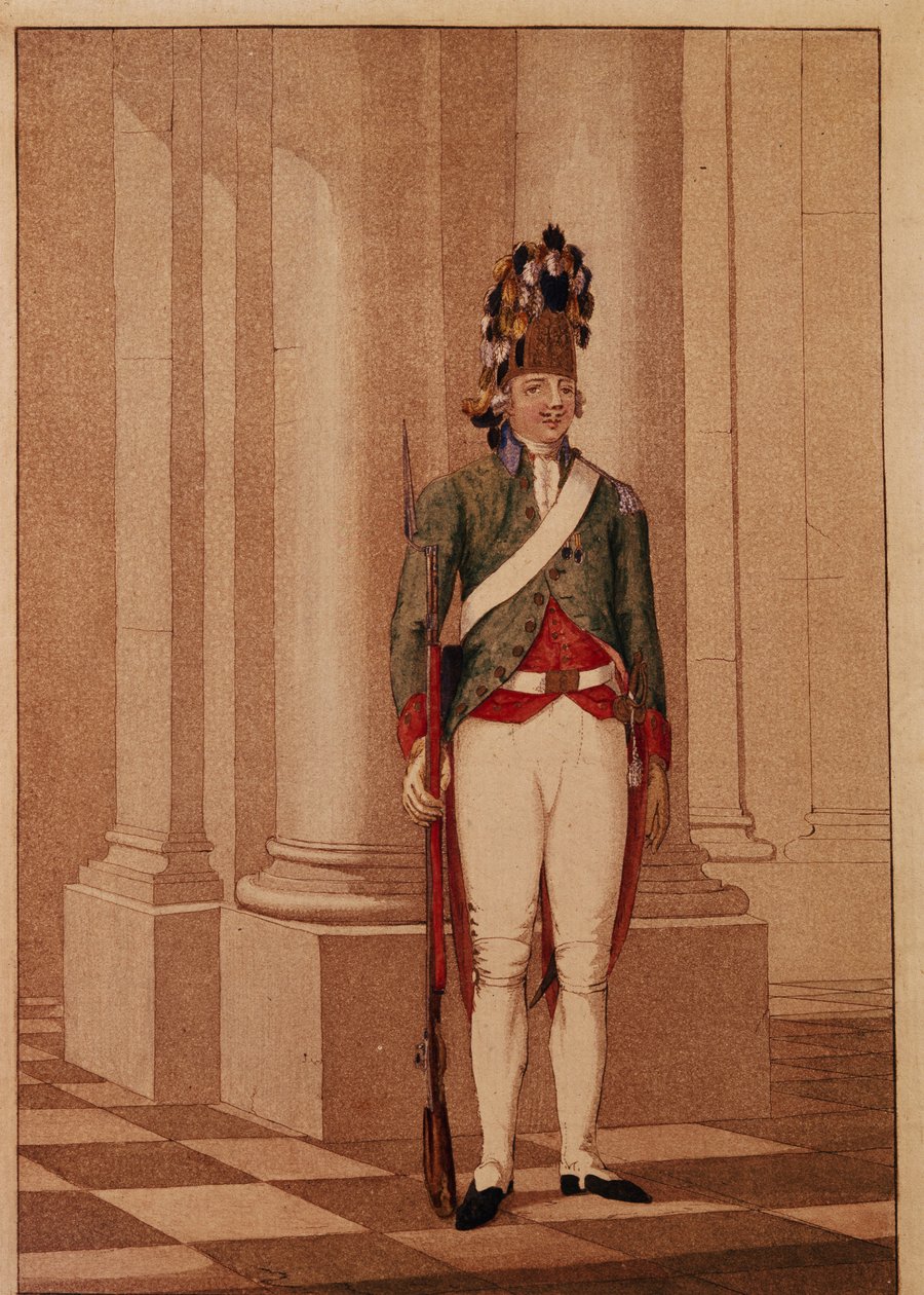 Livreddergrenadier på kejserinde Catherine II