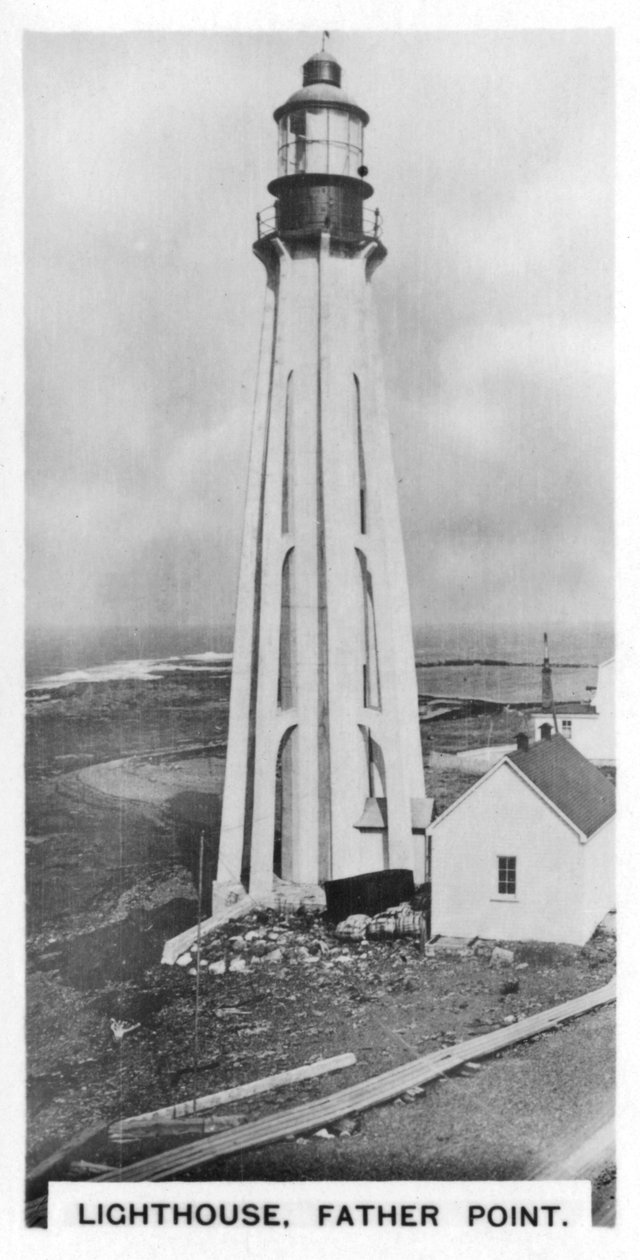 Fyrtårn, Father Point, Quebec, Canada, c1920
