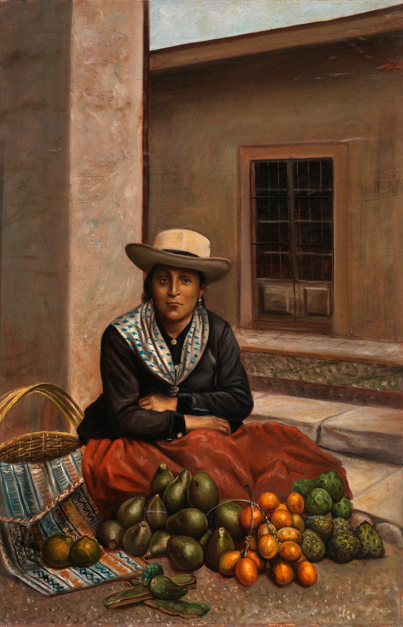 Lima kvinde, ca. 1890-1892. af Unbekannt