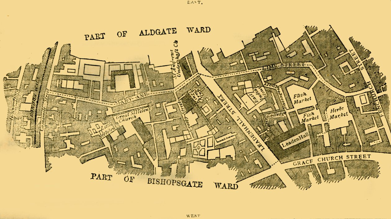 Lime Street Ward, c1872. af Unbekannt