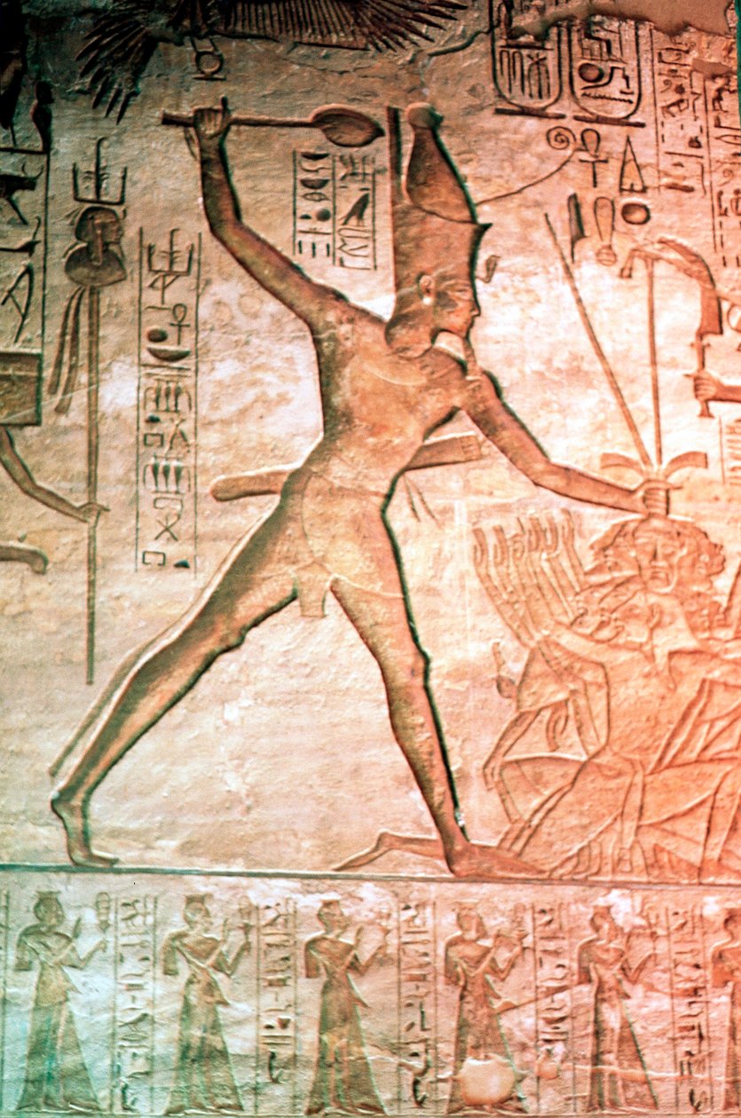 Kalkstensrelief fra Ramses II