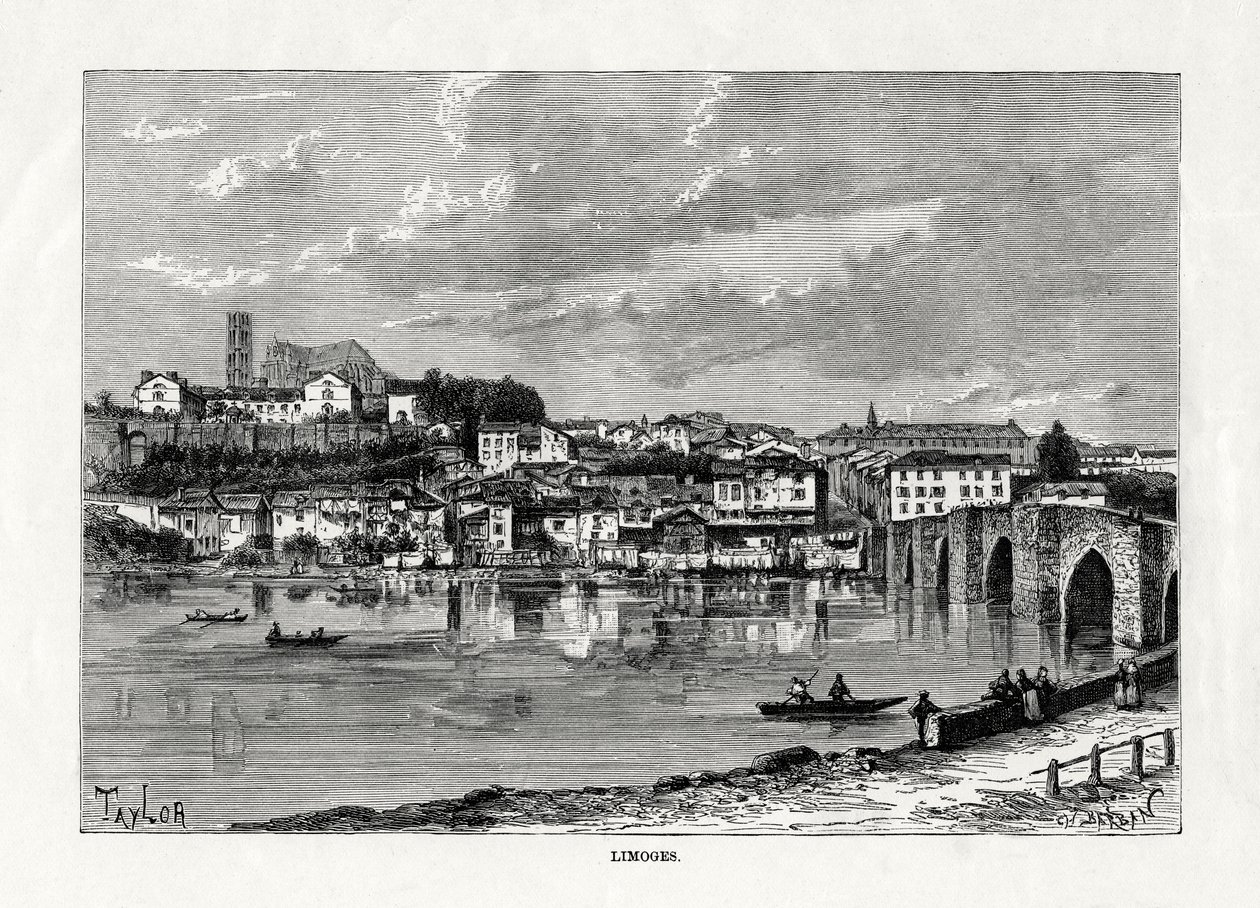 Limoges, Frankrig, 1879 af Unbekannt