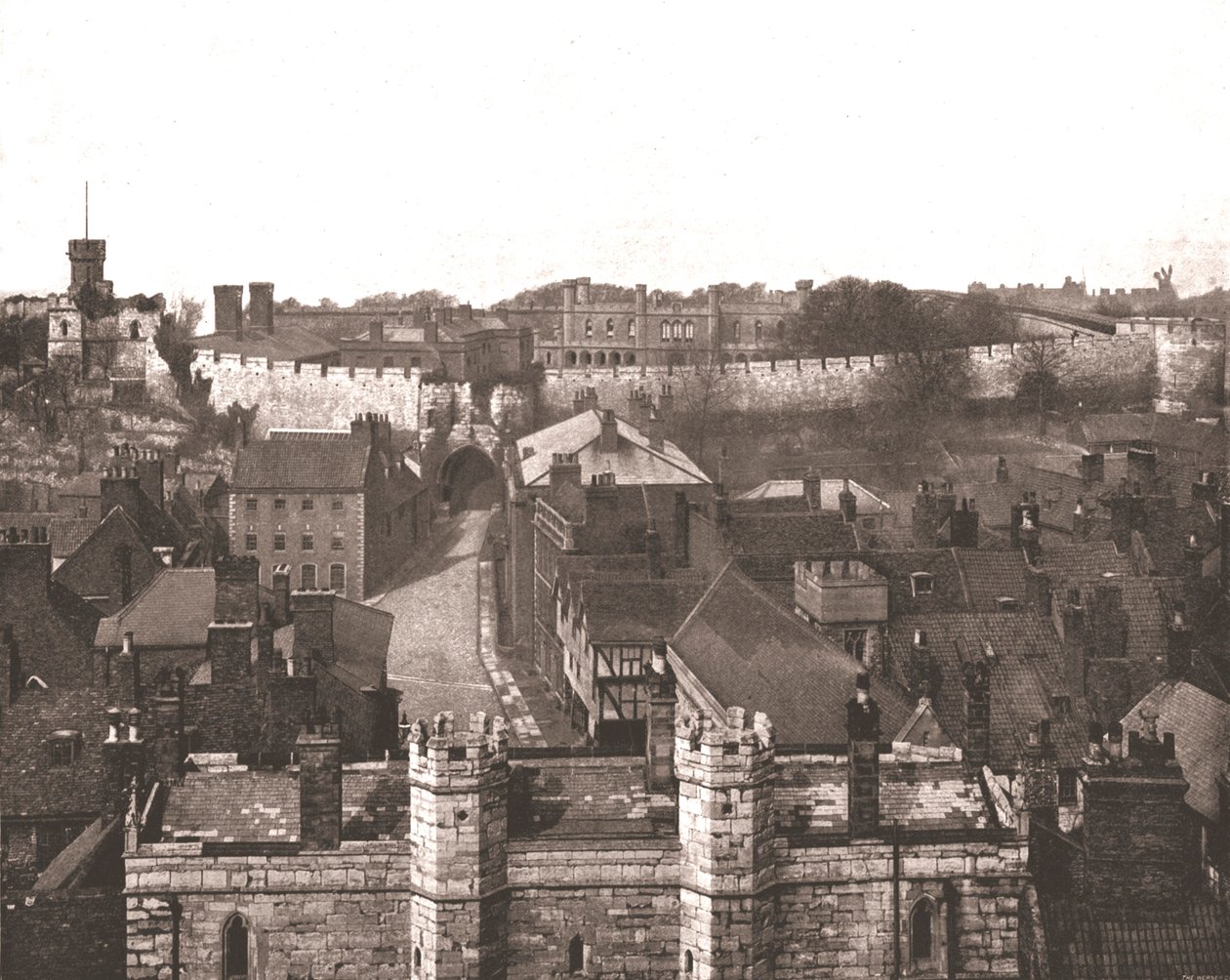 Lincoln Castle, Lincolnshire, 1894. af Unbekannt