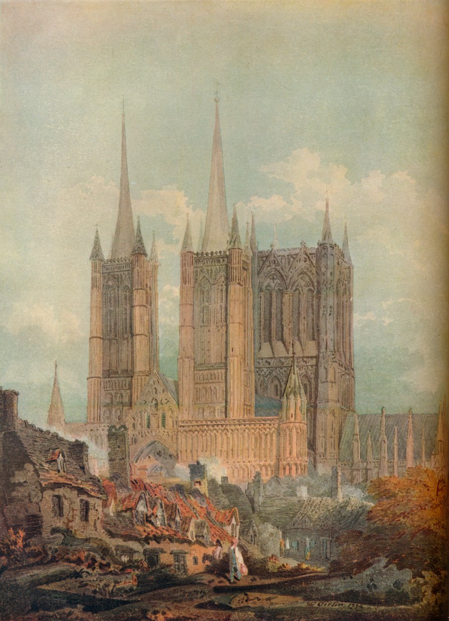 Lincoln Cathedral, 1794, 1921 af Unbekannt