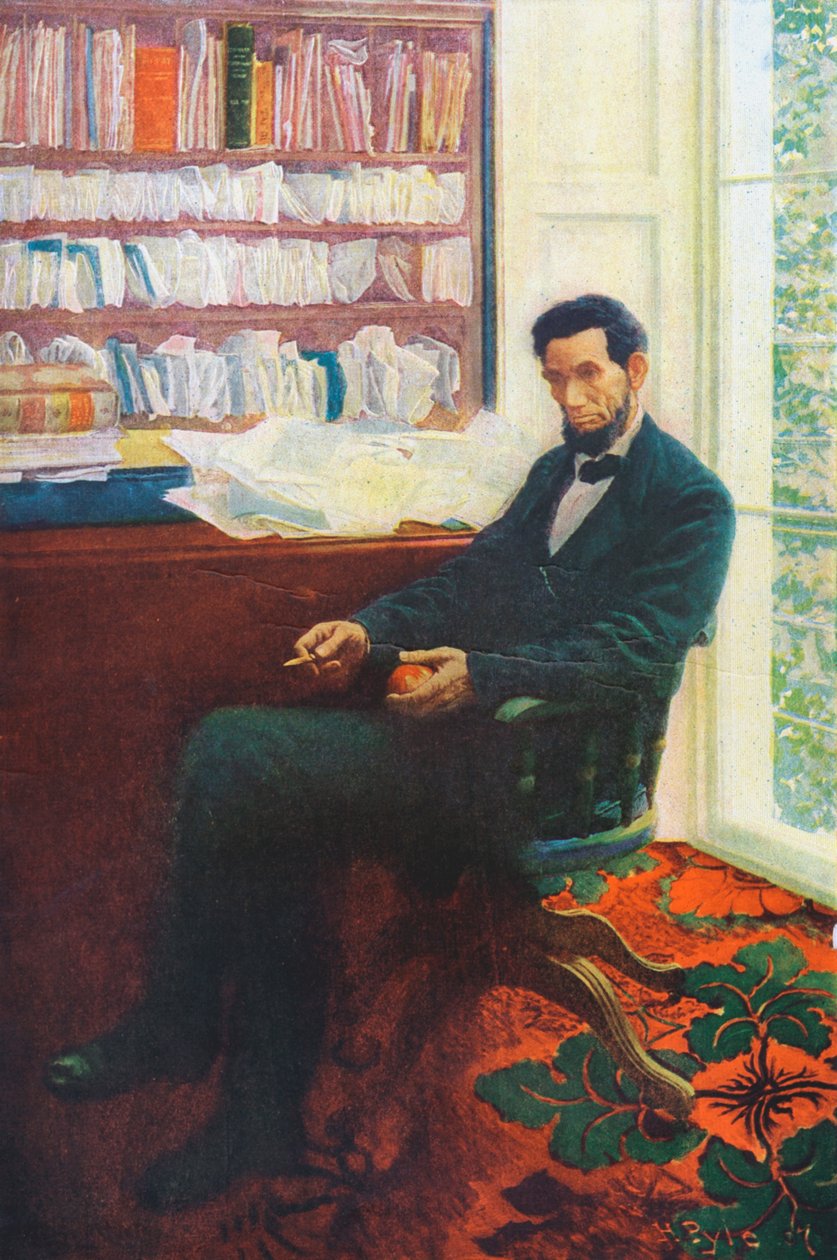 Lincolns sidste dag, Abraham Lincoln 1891-1865, 1907 af Unbekannt