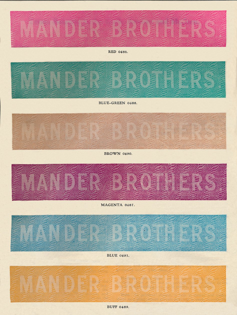 Linotype-praksis - Mander Brothers-annonce, 1910 af Unbekannt