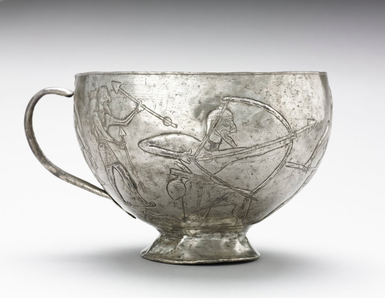 Løvejagtpokal, 1100-1000 f.Kr. af Unbekannt