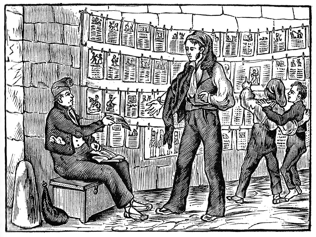 Cordel Literature, Barcelona, ​​​​1850. af Unbekannt