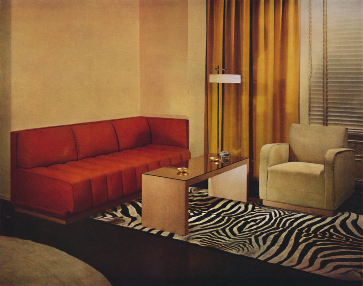 Living-Room af Walter Dorwin Teague, 1939 af Unbekannt