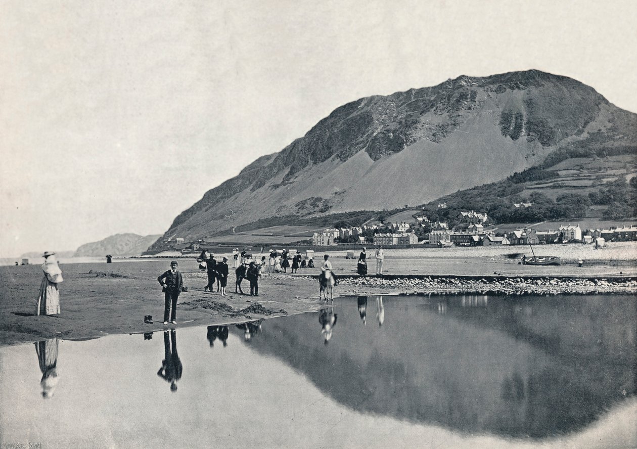 Llanfairechan - The Village and Penmaenmawr Mountain, 1895 af Unbekannt
