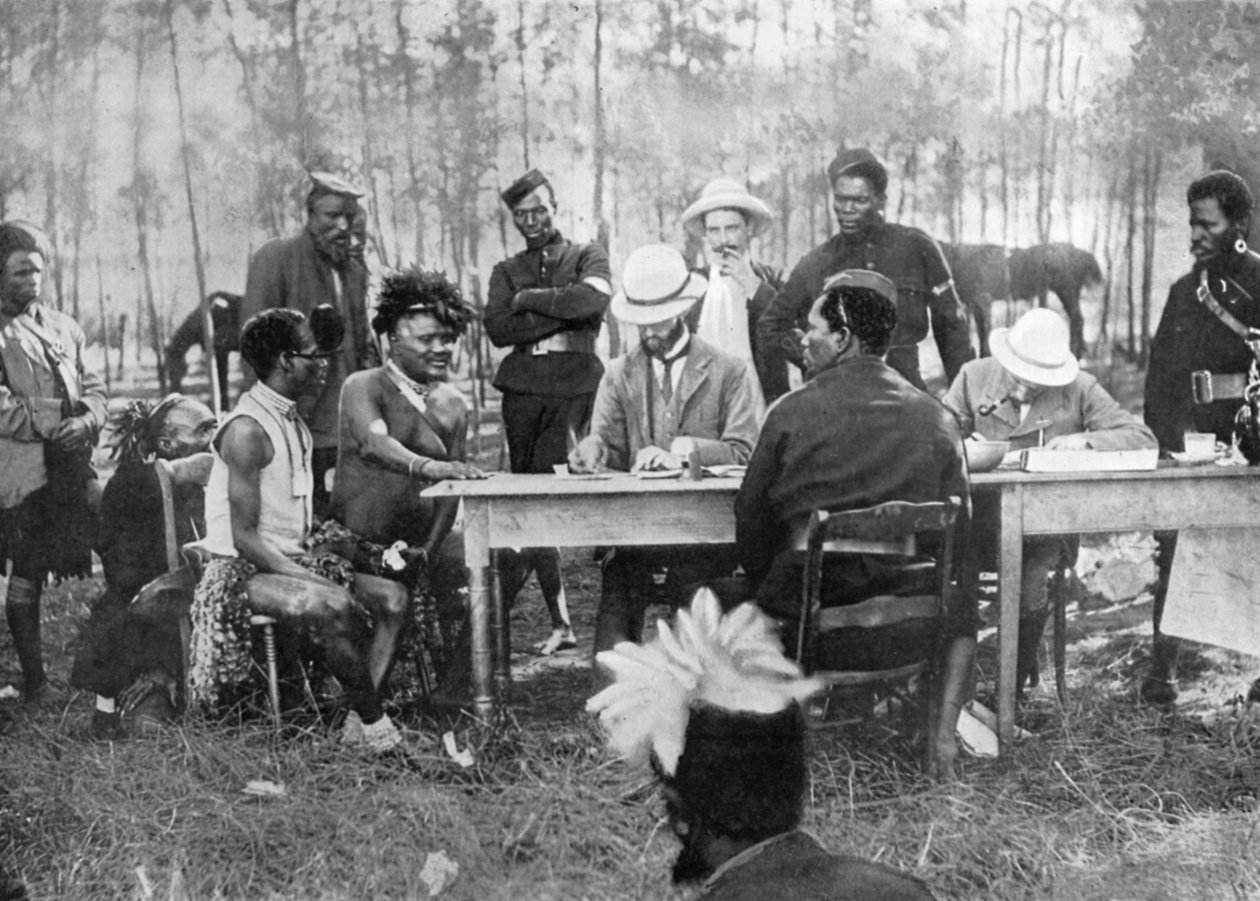 Lokal hvid administration, Afrika, 1926 af Unbekannt
