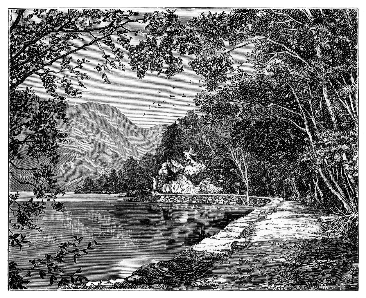 Loch Katrine, Scotland af Unbekannt