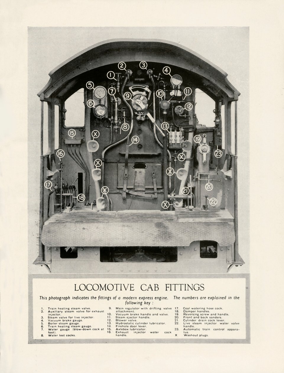 Lokomotivførerhusbeslag, 1935-36. af Unbekannt