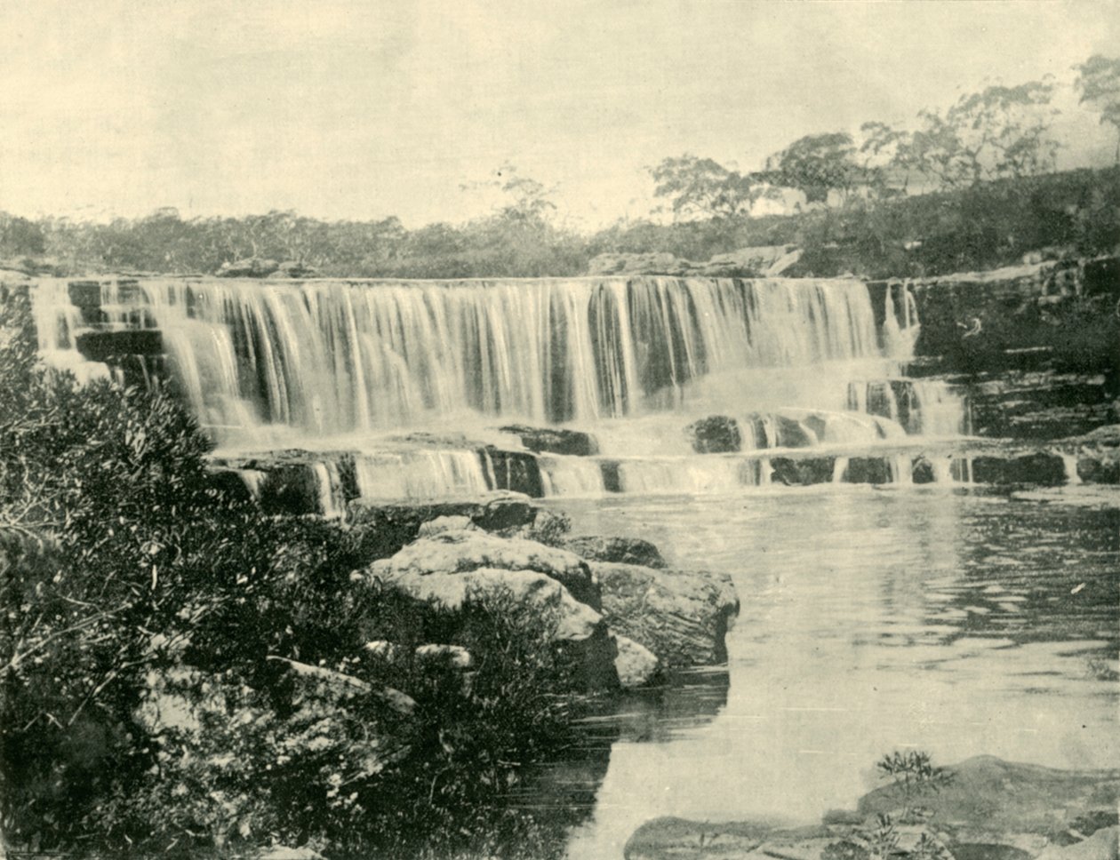 Loddon Falls, New South Wales, 1901. af Unbekannt