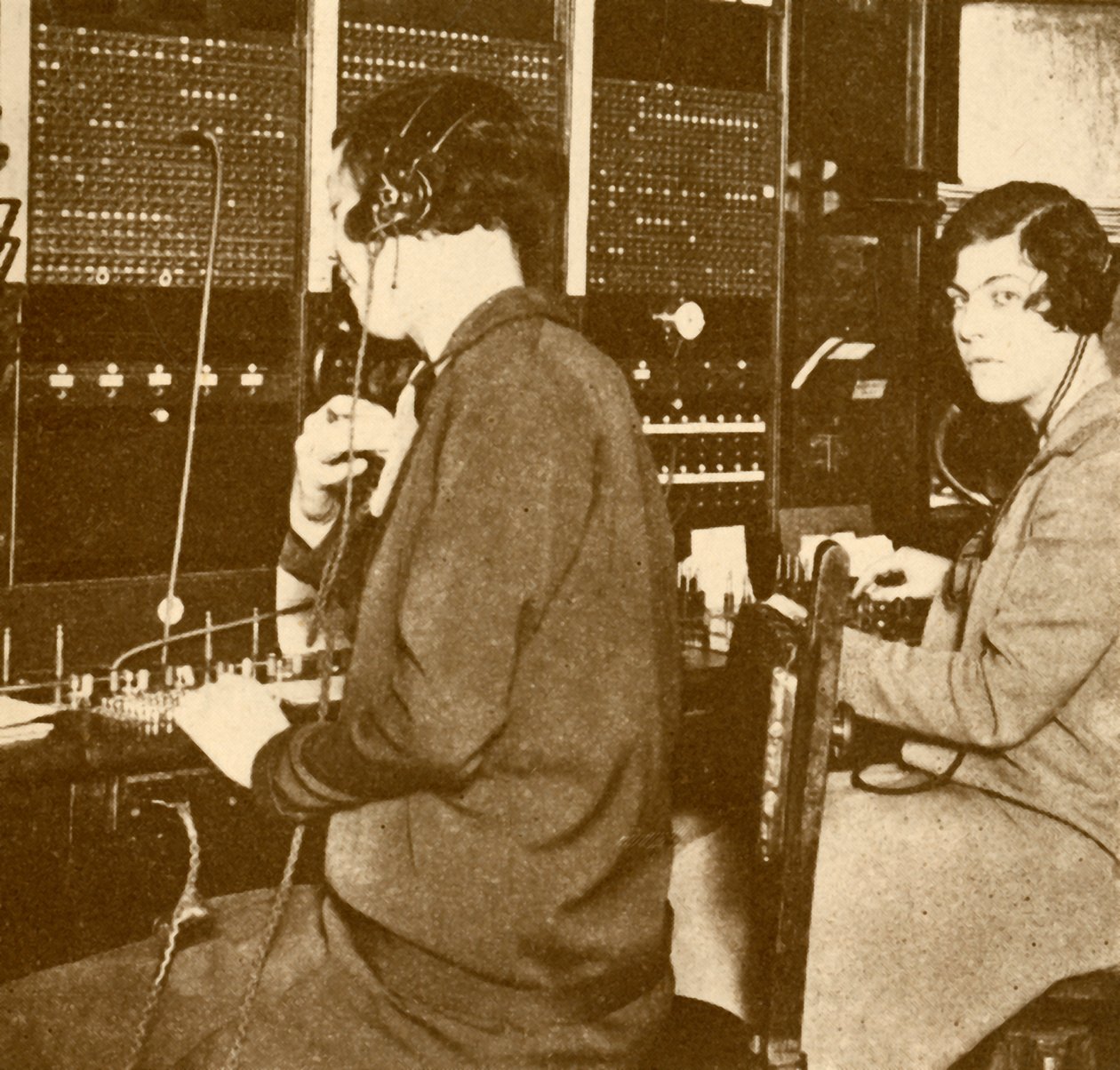 London-New York telefontjeneste, c1930. af Unbekannt