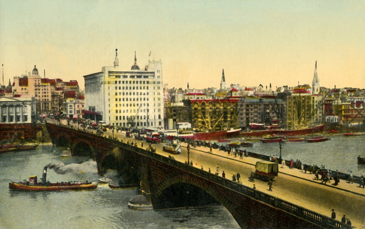 London Bridge og Adelaide House, London, 1935. af Unbekannt