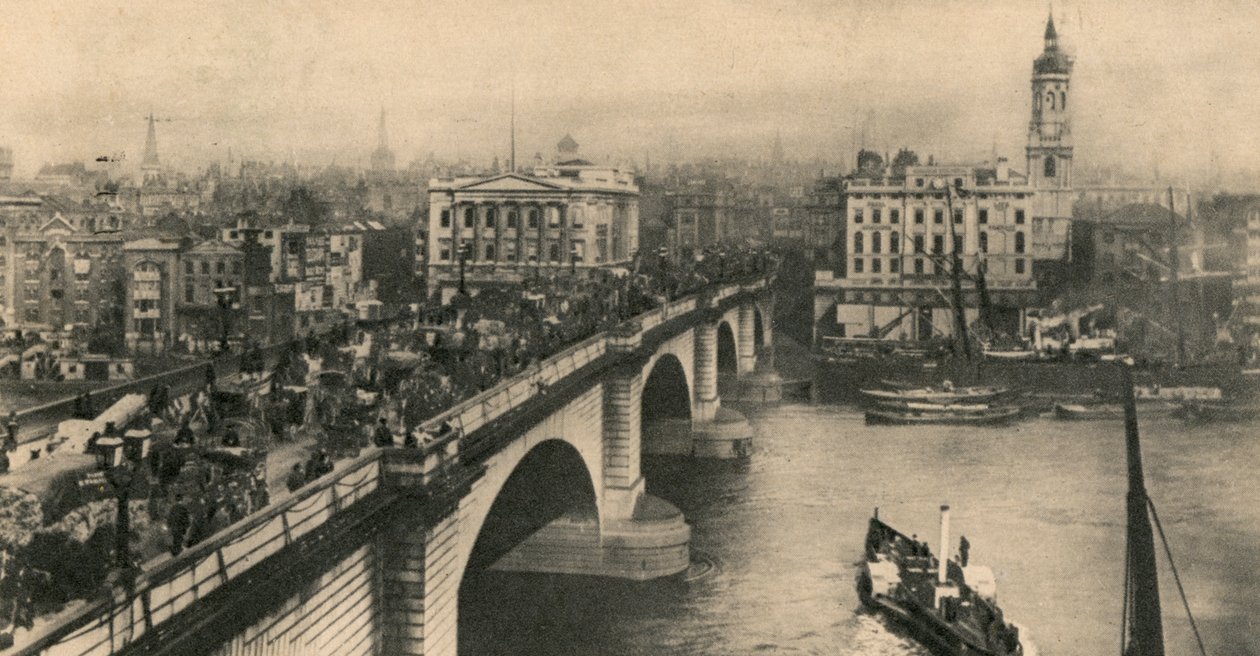 London Bridge, c1906 af Unbekannt